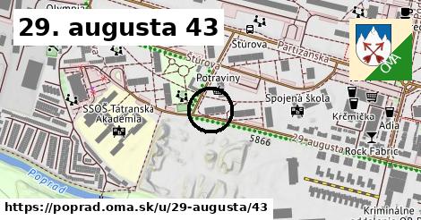 29. augusta 43, Poprad