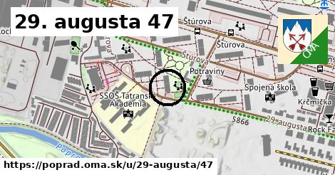 29. augusta 47, Poprad