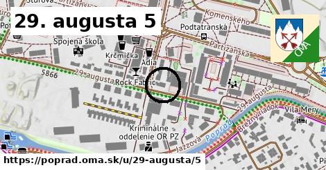 29. augusta 5, Poprad