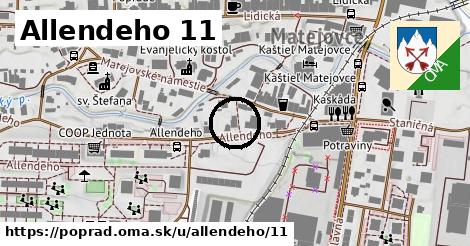 Allendeho 11, Poprad