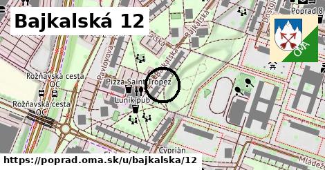 Bajkalská 12, Poprad