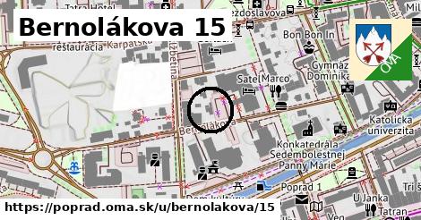 Bernolákova 15, Poprad