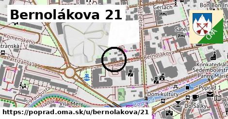 Bernolákova 21, Poprad