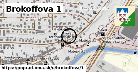 Brokoffova 1, Poprad