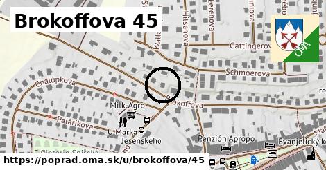 Brokoffova 45, Poprad