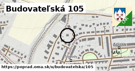 Budovateľská 105, Poprad