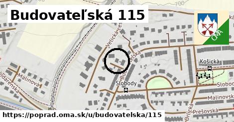 Budovateľská 115, Poprad