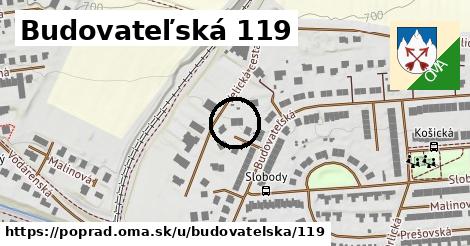 Budovateľská 119, Poprad