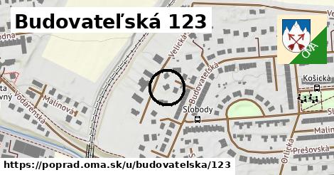 Budovateľská 123, Poprad