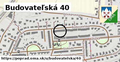 Budovateľská 40, Poprad