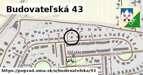 Budovateľská 43, Poprad