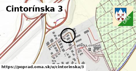 Cintorínska 3, Poprad