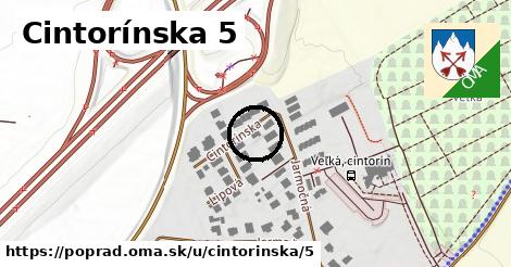 Cintorínska 5, Poprad