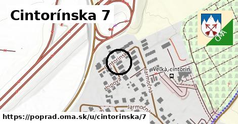 Cintorínska 7, Poprad