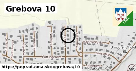 Grebova 10, Poprad