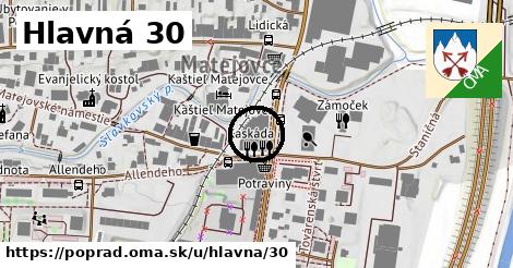 Hlavná 30, Poprad