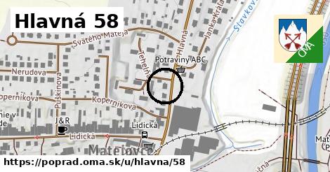 Hlavná 58, Poprad