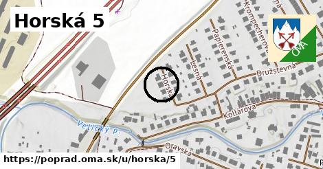 Horská 5, Poprad