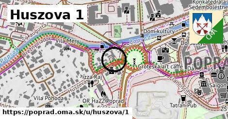 Huszova 1, Poprad