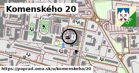 Komenského 20, Poprad