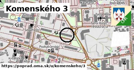 Komenského 3, Poprad