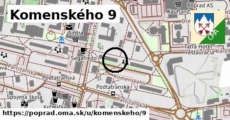 Komenského 9, Poprad