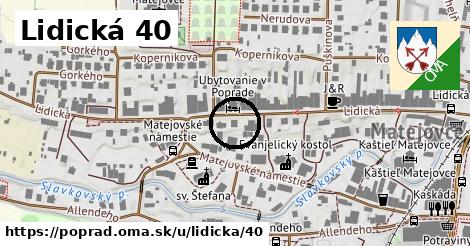 Lidická 40, Poprad