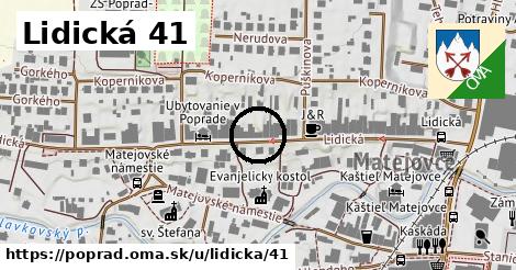 Lidická 41, Poprad