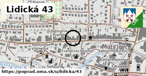 Lidická 43, Poprad