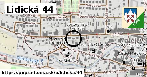 Lidická 44, Poprad