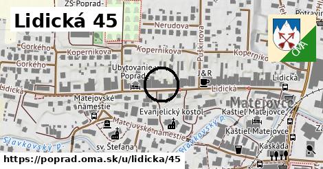 Lidická 45, Poprad