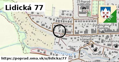 Lidická 77, Poprad