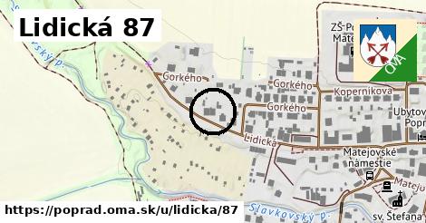 Lidická 87, Poprad