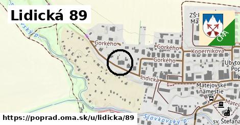 Lidická 89, Poprad