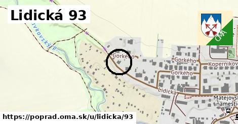 Lidická 93, Poprad