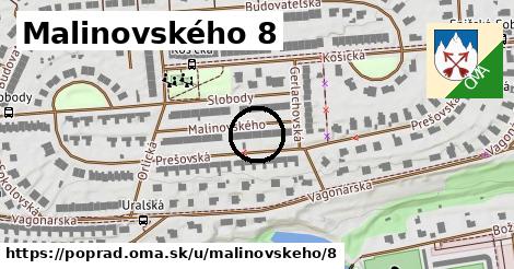 Malinovského 8, Poprad