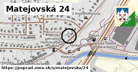 Matejovská 24, Poprad