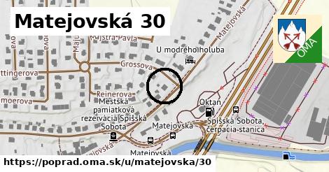 Matejovská 30, Poprad