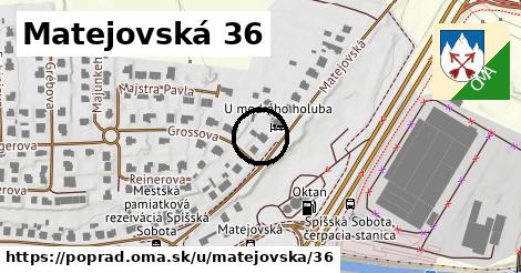 Matejovská 36, Poprad