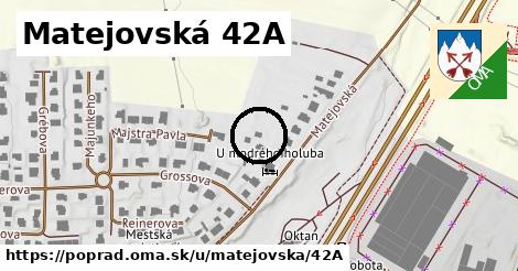 Matejovská 42A, Poprad