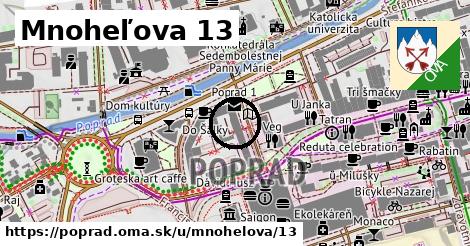 Mnoheľova 13, Poprad