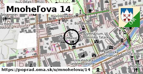 Mnoheľova 14, Poprad