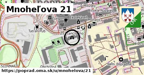 Mnoheľova 21, Poprad