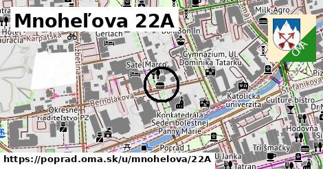 Mnoheľova 22A, Poprad