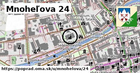 Mnoheľova 24, Poprad