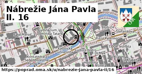 Nábrežie Jána Pavla II. 16, Poprad