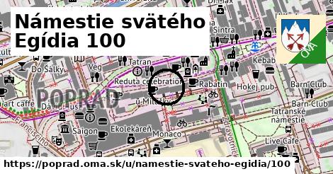 Námestie svätého Egídia 100, Poprad