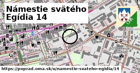 Námestie svätého Egídia 14, Poprad