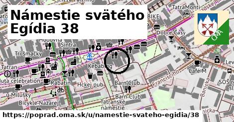 Námestie svätého Egídia 38, Poprad