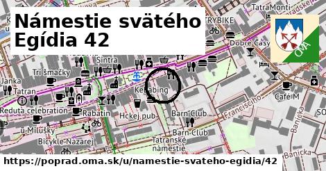 Námestie svätého Egídia 42, Poprad